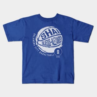 Shai Gilgeous-Alexander Oklahoma City Basketball Kids T-Shirt